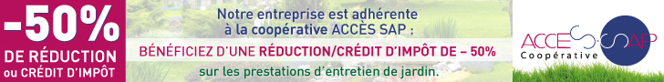 Epame Paysages - réduction crédit impêts Accès sap